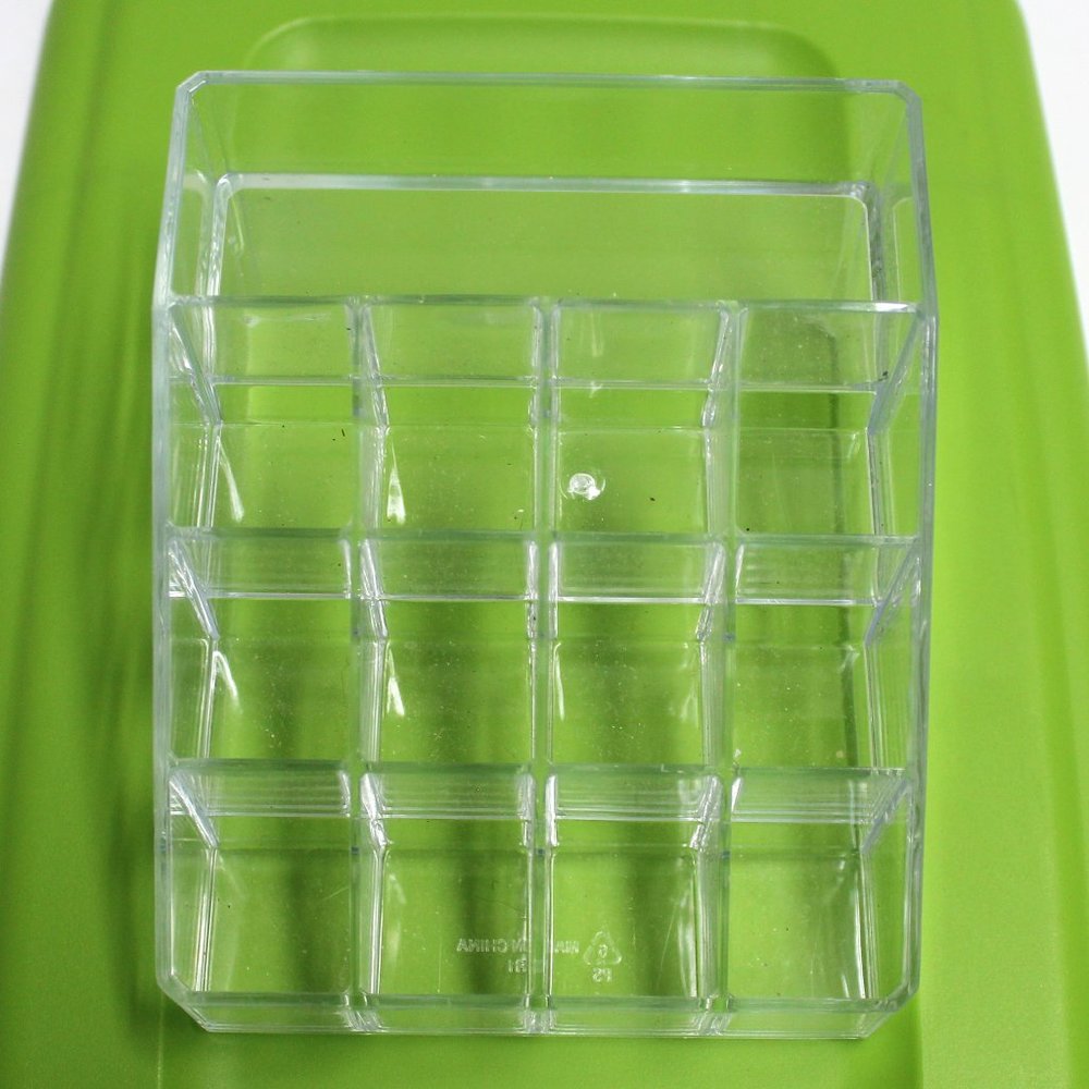 Clear Acrylic 13 Compartment 4 Tier Lipstick Makeup Cosmetic Holder